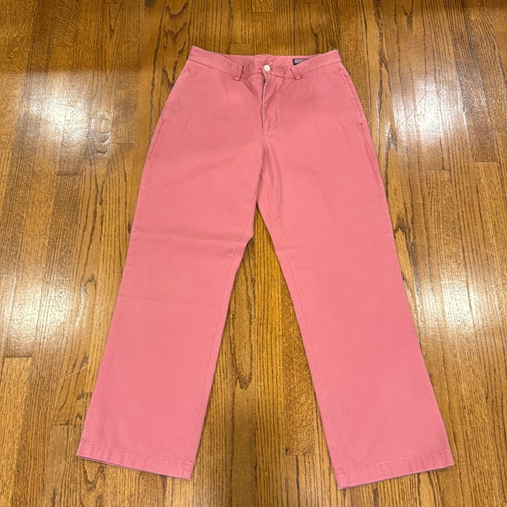 Vineyard Vines Pink Chino Khaki Pants 32 x 30. NWOT.